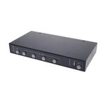 Conmutador KM USB teclado ratón multipantalla de 4 puertos KM104 - KV01100 - 01