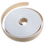 Cinta para persiana de nailon beige y blanco de 22mm x 6m - BS20400 - 04