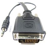 Super cable DVI-D con jack de audio de 3,5 mm macho macho de 1,8 m - VZ01100 - 02