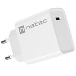 Cargador USB Natec Ribera 1X USB-C 20W blanco NUC-2059 - NT36800 - 04
