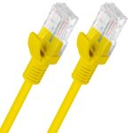 Cable de red ethernet Cat. 6 UTP de 0,5 m de color amarillo PCU6-10CC-0050-Y - RJ13200 - 05
