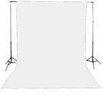 Fondo de tela de 180x300 cm de color blanco - EQ00200 - 02
