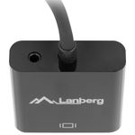 Adaptador de Lanberg HDMI macho a VGA hembra con mini Jack hembra 20 cm - HC15200 - 02