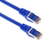 Cable de red ethernet Cat. 6a FTP de 1 m de color azul - LJ21300 - 03