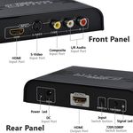Conversor de vídeo compuesto CVBS y SVHS a HDMI con audio estéreo - HC04400 - 05