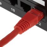 Patch panel de 24 RJ45 Cat.6 UTP 1U negro - RC03201 - 05