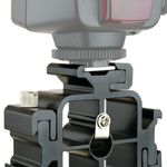 Rótula de estudio para sujeción de paraguas y zapata flash triple - EK02500 - 06