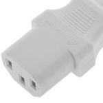 Cable de alimentación IEC-60320 blanco C13-C14 1.8 m - CH08400 - 08