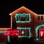 Guirnalda de luces LED de 1 m de color blanco cálido con carcasa de forma geometrica y con funcionamiento por pilas - GI05100 - 02