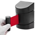 Fijación de pared de plástico con 2m de cinta retráctil roja - BB02700 - 03