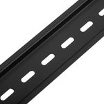 Pack de 3 carriles DIN color negro de 400mm perforado raíl de 25x5mm - MF08300 - 05