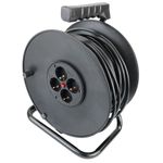 Enrollacables eléctrico de 4 schuko de 25 m - CH01400 - 01