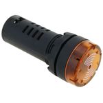 Zumbador de 22 mm para paneles de control 220 VAC naranja señal acústica - TX08700 - 01