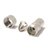Conector de antena de TV hembra tipo recto metálico - TT01600 - 04