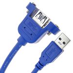 Cable alargador USB 3.0 para empotrar en panel de 1 m tipo A Macho a Hembra - UB02900 - 05