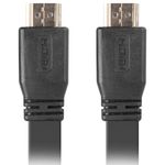 Cable HDMI 2.0 con conector tipo A macho a conector tipo A macho Ultra HD 4k Plano 1.8m negro - HI11600 - 02