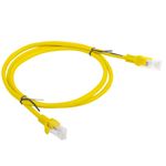 Cable de red ethernet Cat. 5e UTP de 1 m de color amarillo PCU5-10CC-0100-Y - RL13300 - 02