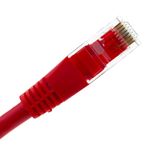 Cable de red ethernet Cat. 6 UTP de 1 m de color rojo - RJ00300 - 04