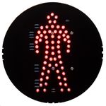 Luz LED para semáforo IP65 200mm de 220VAC peatón rojo - SM05500 - 04