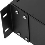 Patch panel de fibra óptica 19" 2U negro para 48 acopladores simplex - FQ00800 - 05