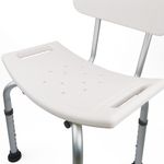 Silla de ducha antideslizante regulable en altura para baño - KD00500 - 05