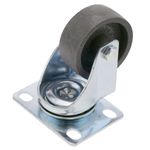 Ruedas pivotantes industriales de metal sin freno 50 mm 4 unidades - QR00800 - 05