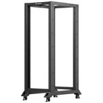 Armario Rack abierto 19" 32U F1000 600x1000x1673mm desmontado DIY negro Lanberg - WL58800 - 07