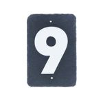 Número 9 en pizarra de 180x120mm para rotulación - NZ04900 - 01