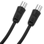 Cable Coaxial Antena TV 75 Ohms (5.0m/Negro) - TT07600 - 06
