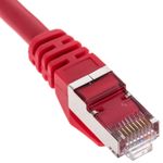 Cable de red ethernet Cat. 6a FTP de 0,25 m de color rojo - LJ20100 - 02
