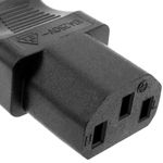 Cable eléctrico 3x1mm² IEC60320 C13-hembra a C14-macho 1m - CL02001 - 03