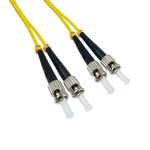 Cable de fibra óptica ST a ST monomodo duplex 9/125 de 10 m OS2 - FD02600 - 01