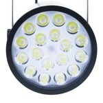 Foco LED de raíl 18W blanco frío día 120x155mm negro - NF09700 - 03