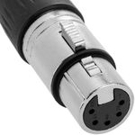 Duplicador de audio cannon XLR hembra a 2 XLR macho 5-pin - XO04600 - 03