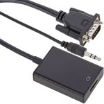 Conversor VGA a HDMI con audio y cable de alimentación USB - HC04300 - 01
