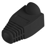 Cubierta de goma Lanberg para conector RJ45 de color negro Pack de 100uds - RP15600 - 02