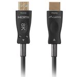 Cable óptico HDMI V2.1 de Lanberg macho a macho de 100 m color negro CA-HDMI-30FB-1000-BK - HG17500 - 03