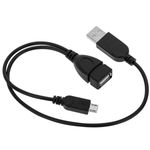 Cable OTG MicroUSB con alimentación para SmartPhones y Tablets - MH02500 - 04