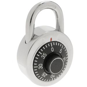 Candado de seguridad acero y combinación rotatoria 50mm