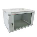 Armario rack mural 19'' 6U 570x450x390mm pared SOHORack desmontado DIY Blanco RAL7035 de RackMatic - WR00200 - 01