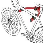 Gancho de pared para colgar la bicicleta del chasis en horizontal - BK05700 - 03