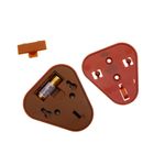 Pulsador emisor transmisor para sistema de llamada inalámbrico 500m 4 teclas - QI02400 - 03