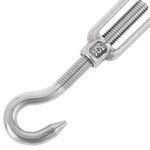 Tensor de cable de acero. Modelo anilla a gancho de rosca 8 mm - NY04400 - 04