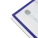 Etiqueta magnética con marco azul con imán letrero de 220x158 mm - SY00600 - 04