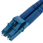 Cable de fibra óptica G657A1 con conectores LC/UPC a LC/UPC monomodo dúplex 9/125 de 1m OS2 - FI11100 - 05