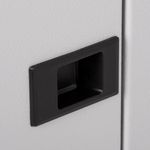 Armario rack mural 19'' 9U 600x450x506 mm de pared SOHORack de RackMatic de color blanco RAL 9035 - WR41300 - 08