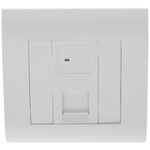 Caja de pared o canaleta de 80x80 con 1 RJ45 FTP Cat.5e 568B - RL07300 - 03