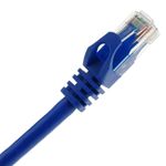 Cable de red ethernet Cat. 6a UTP de 0,25 m de color azul - LJ01100 - 04