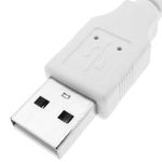 Cable USB 2.0 A macho a MicroUSB macho blanco de 1m - UR04200 - 06