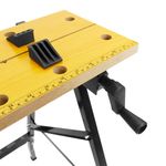 Banco de trabajo con mordaza ajustable. Mesa plegable para bricolaje. 100 Kg - KA01100 - 07